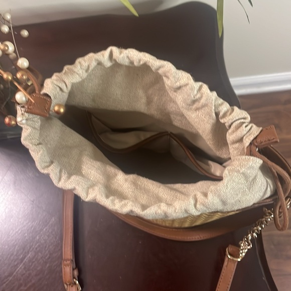 INC International Concepts Natural Crossbody Purse - Picture 4 of 9